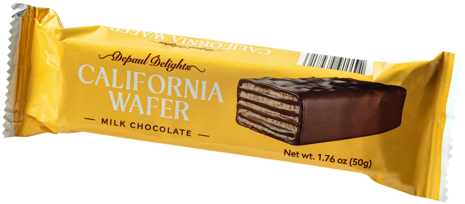 DePaul Delights California Wafer Milk Chocolate bar